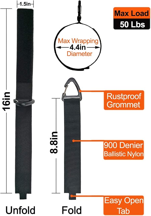 Extension Cord Organizer, Garage Organization and Storage, 16-Inch Heavy Duty - Image 7