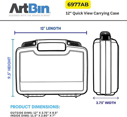 ArtBin 6977AB 12 inch Quick View Deep Base Carrying Case, Portable Art & Craft - Image 4
