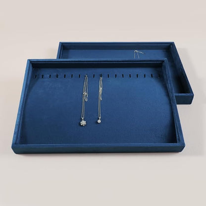 Velvet Jewelry Display Tray For Bracelet Pendant Necklace, Drawer Insert - Image 5