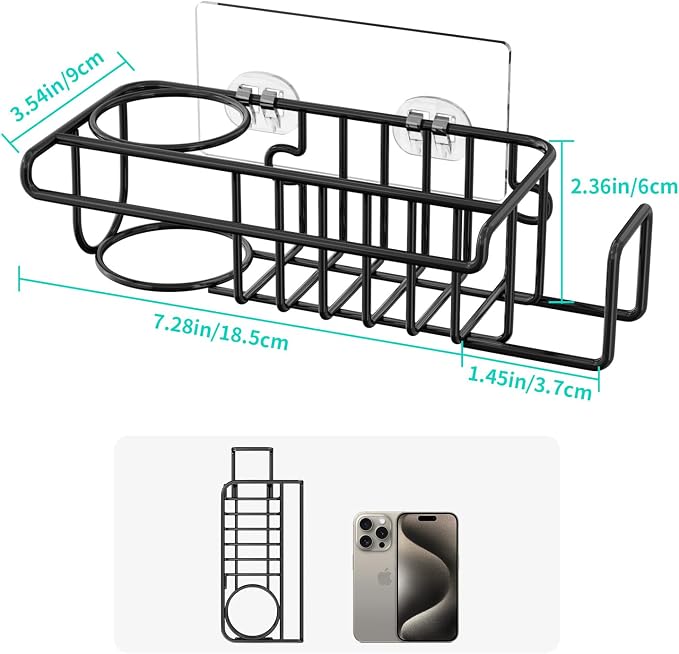 HapiRm 4 in 1 Kitchen Organizers and Storage, SUS304 Stainless Steel Brush - Image 4
