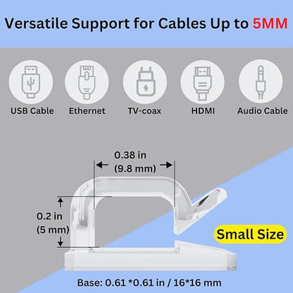 Outdoor Light Clips, Adhesive Cable Clips - Image 3