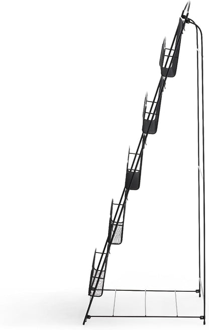 Safco Onyx Mesh Magazine Holder, Ladder Style Display Rack - Image 2