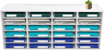 Mail Sorter Organizer, 24 Compartments Mailbox by LEYSRIS