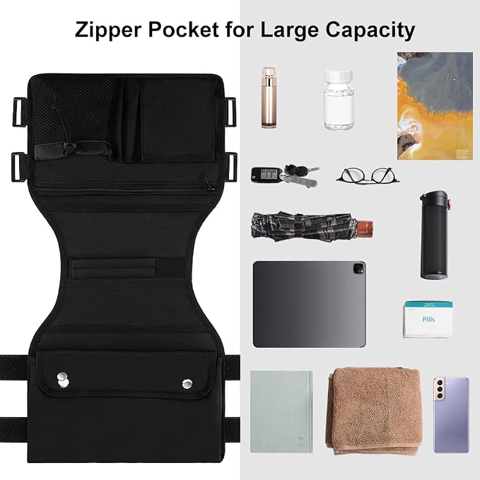 supregear Side Walker Bag, Walker Accessories Bag w/Cup Holder, Folding Walker - Image 5