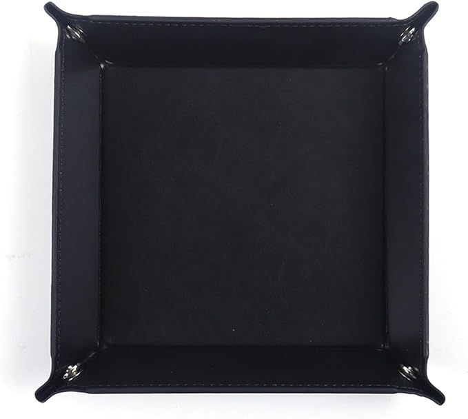 siduater Valet Tray Desktop Storage Organizer – Vegan Leather Catchall Tray by siduater