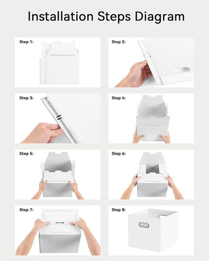 Portable Collapsible Cardboard File Box - Image 5