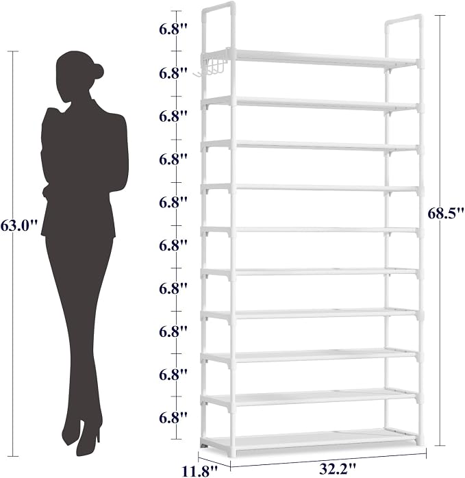 Kitsure Shoe Rack for Closet - Image 2