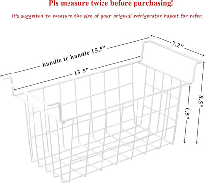 Chest Freezer Baskets 15.5 Inch, Chest Freezer Organizer Bins Metal Wire - Image 2