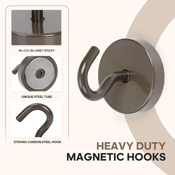 Neosmuk Magnetic Hooks Steel Tube Design - Image 6