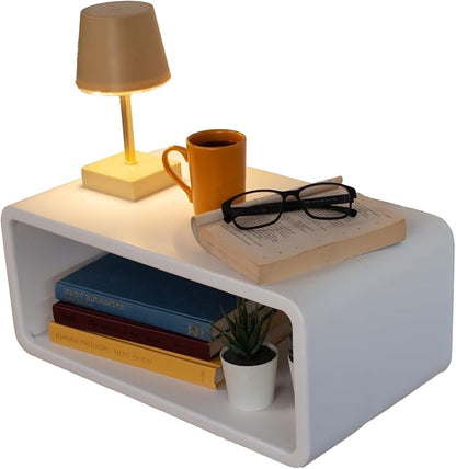 Floating Nightstand Wooden, Bedside Table, Nightstand Shelf, Wall Mounted by Woodches