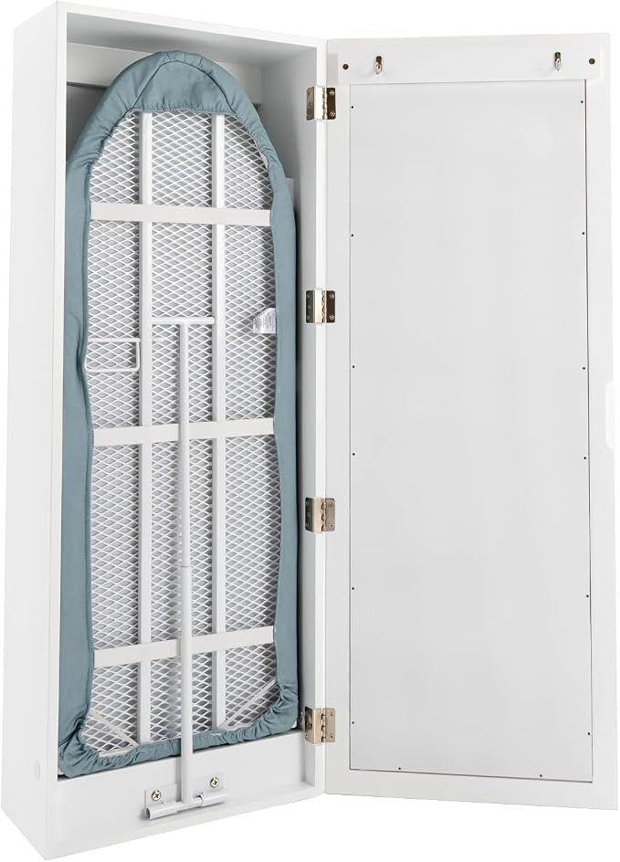 Wall Mounted Ironing Board Cabinet, Foldable Hanging Ironing Board - Image 5