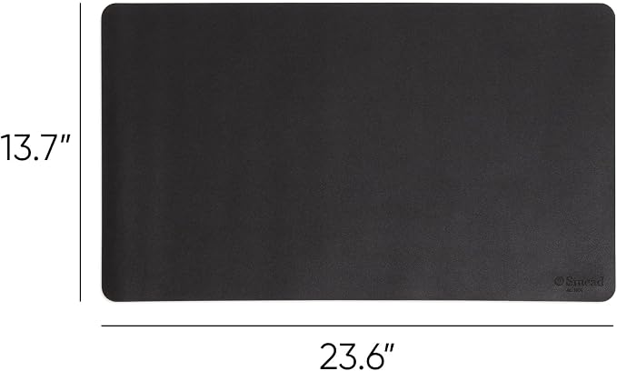 Smead Desk Pad, Vegan Leather Desk Mat - Image 4