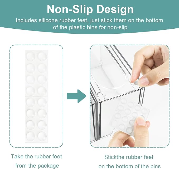 6 Tea Bag Organizer and Storage, Acrylic Tea Bag Holder Organizer, Plastic Tea - Image 4