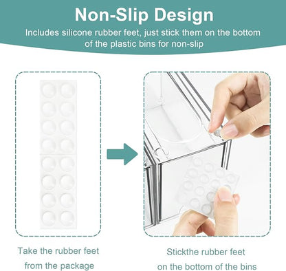 6 Tea Bag Organizer and Storage, Acrylic Tea Bag Holder Organizer, Plastic Tea - Image 4