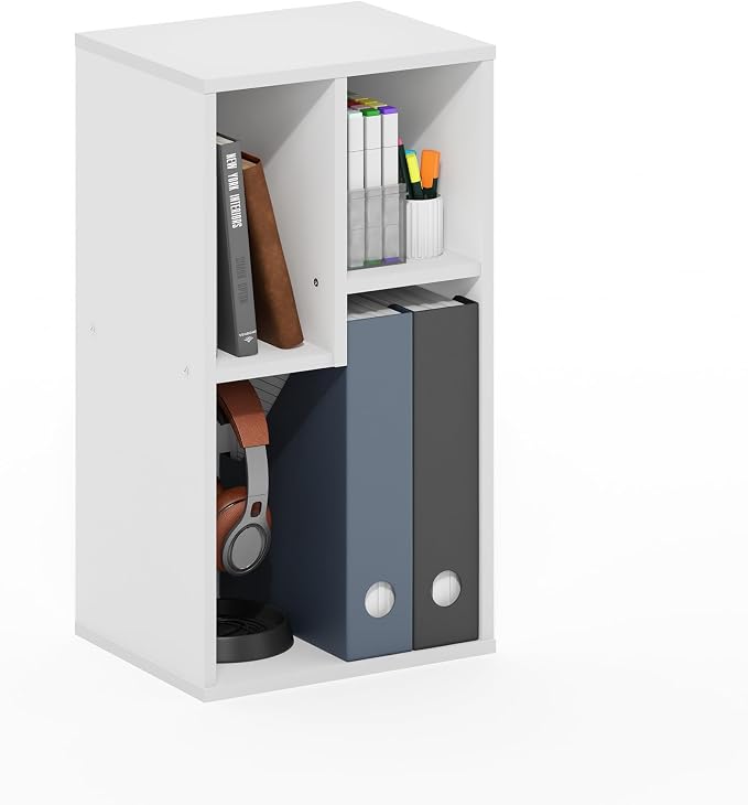 Furinno DALY Book Shelf, 3-Cube Bookshelf, Cube Storage Organizer Bookcase by Furinno-FitsYourSpaceFitsYourBudget