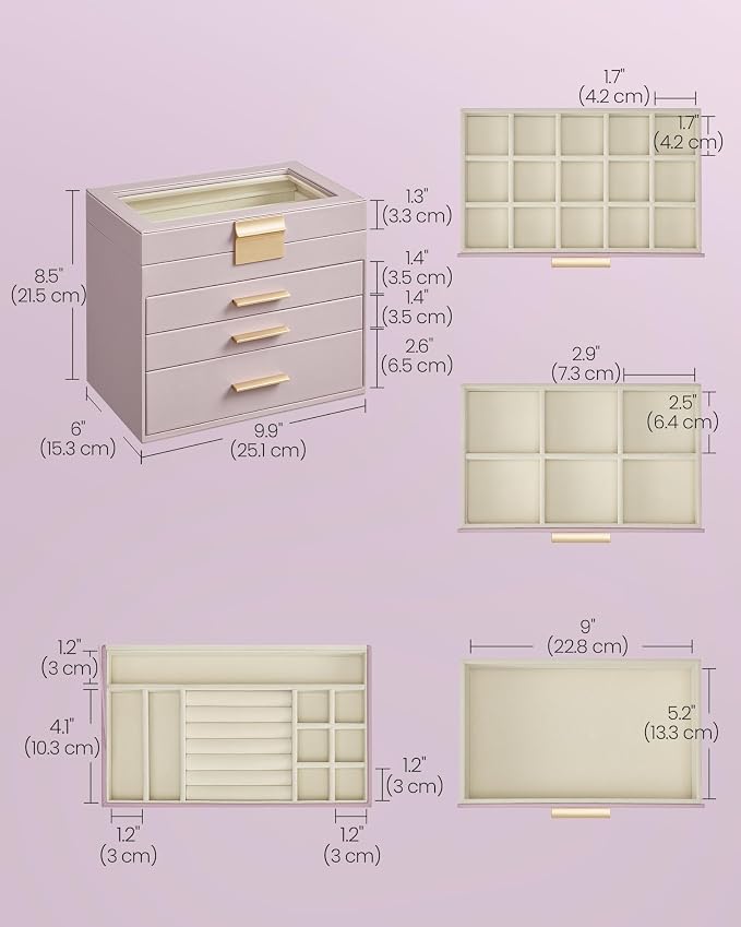 SONGMICS Jewelry Box Organizer - Image 5