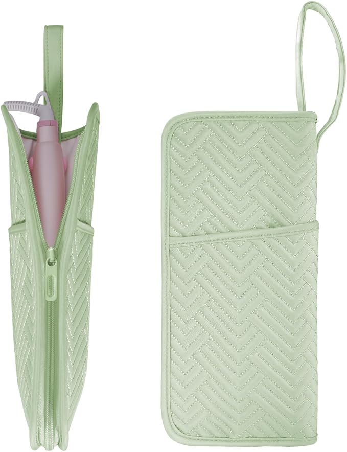 SITHON Hot Iron Holder & Mat, Heat Resistant Hair Tools Travel Bag Portable Hot by SITHON