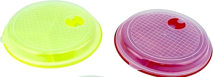 2 PACK - Microwave Food Storage Travel Tray Containers - Portion Control - 3 by AMBSS+SYS