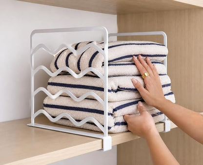 White Plastic Closet Shelf Dividers – Closet Organizers and Storage - Image 2