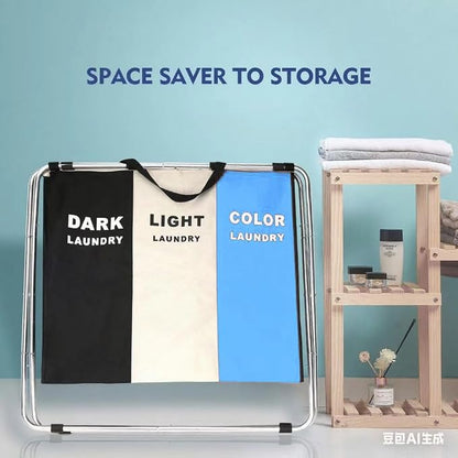 160L Large Laundry Basket, Freestanding Laundry Hamper, Collapsible Tall - Image 6