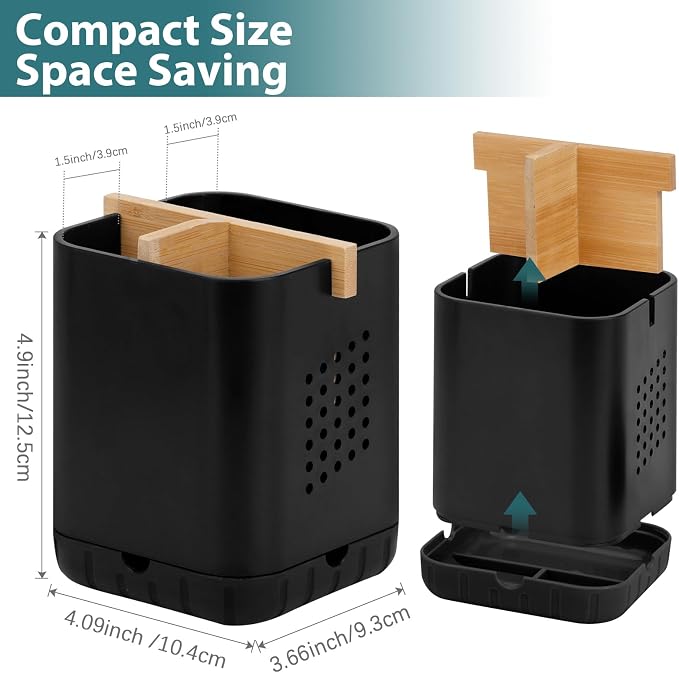Boperzi Black Toothbrush Holders - Image 6