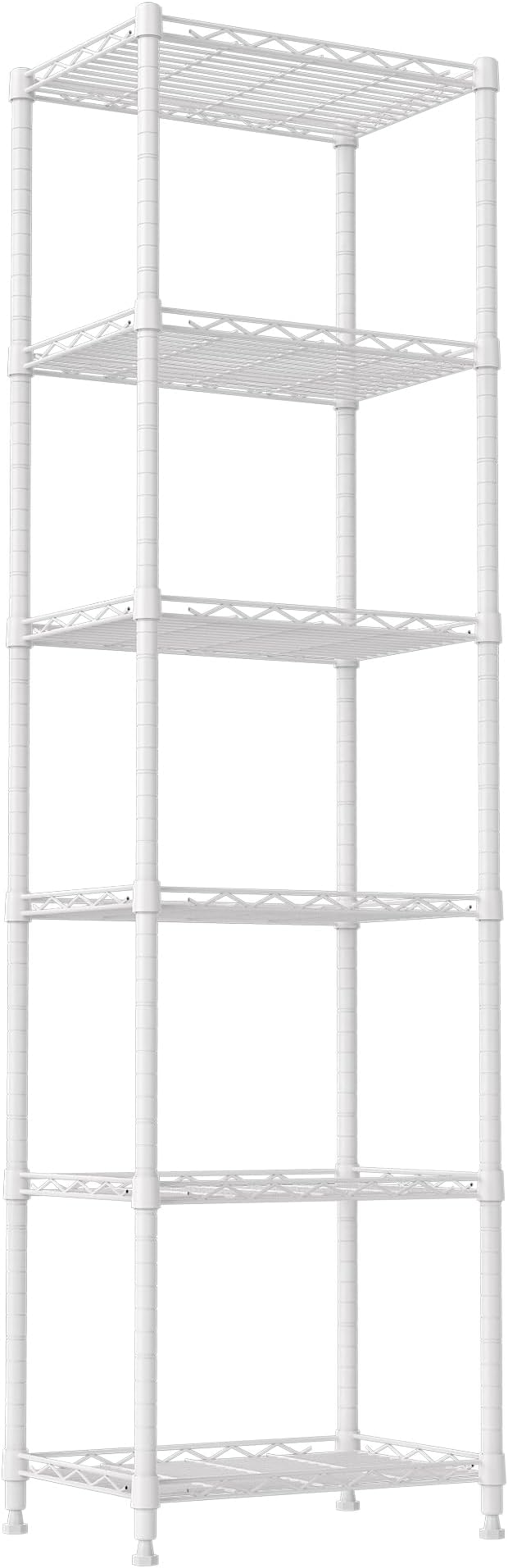 REGILLER 6 Wire Shelving Steel Storage Rack Adjustable Unit Shelves by REGILLER