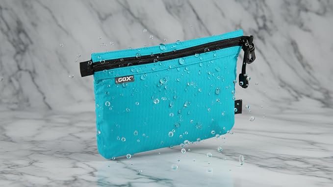 GOX Travel Toiletry Bag, Carry On Small Zipper Pouch, Cosmetic Kit Makeup - Image 6