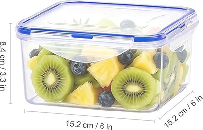 KIGI 42 oz Square Food Storage Containers, Leak-proof &Airtight, 4-Sided - Image 4