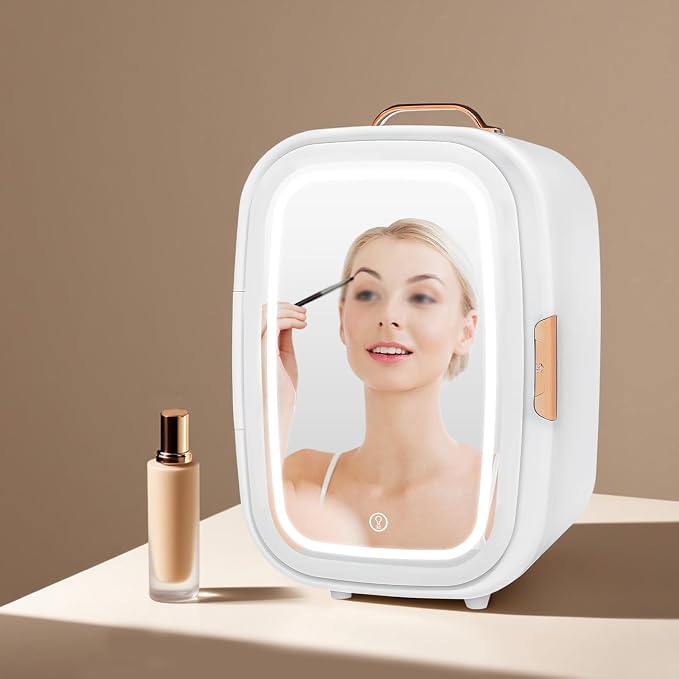 Mini Skincare Fridge, 12L Makeup Cosmetics Refrigerator Beauty Fridge - Image 6