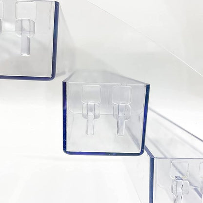 Sunglasses Organizer Clear Eyeglasses Display Case Sticker Display Tray Box - Image 5