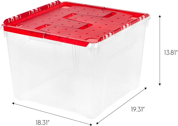 IRIS USA Ornament Storage Box - Image 4