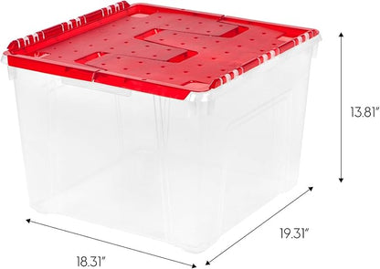 IRIS USA Ornament Storage Box - Image 4