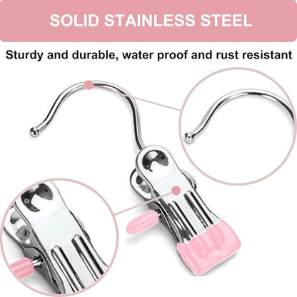 Boot Hangers for Closet, Hanging Clips Laundry Hooks Clothes Pins Closet Hanger - Image 3