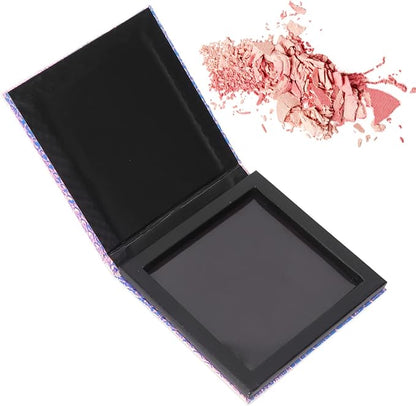 PU Empty Eyeshadow Palette, Fish Scale Small Magnetic Palette, Portable - Image 7