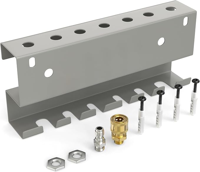 GASHER Pressure Washer Gun Holder, Wall Mount Foam Cannon Holder by GASHER