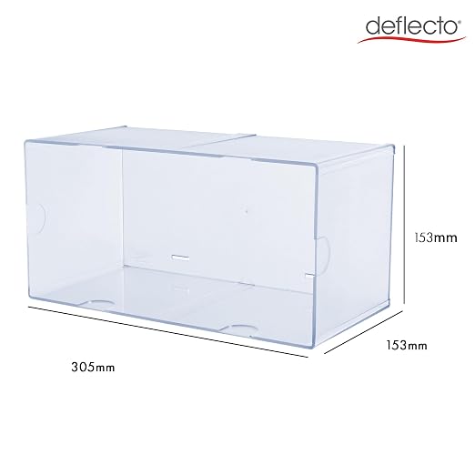 Deflecto Stackable Open Cube Organizer, Desk and Craft Organizer - Image 2