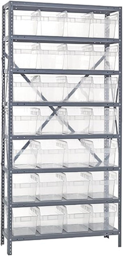 Quantum Storage Systems 1275-SB807CL Solid Heavy Duty 8 Shelves 28 STORE-MAX by QuantumStorageSystems
