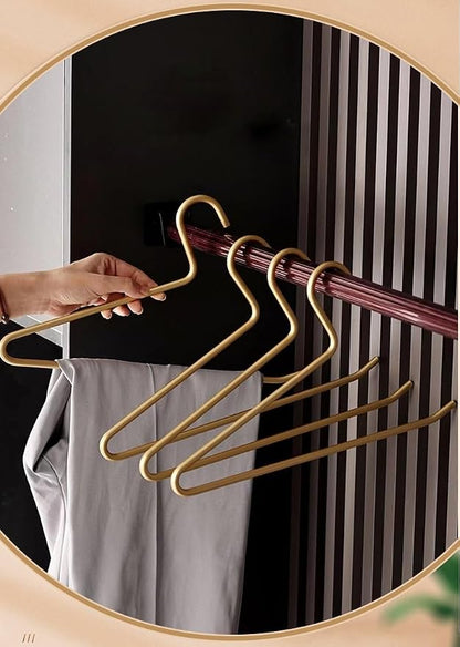 Premium Matte Gold Aluminum Pants Hanger 10 Pack, 13.7” Extra Smooth & Durable - Image 8