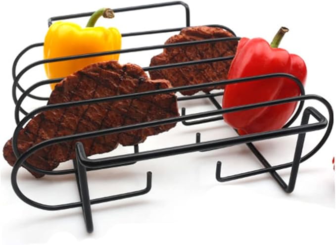 LIOOBO BBQ Grill Roaster Rack Heat Resistant Gloves Steak Chicken Grilling - Image 6