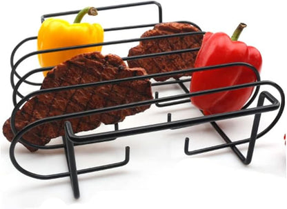 LIOOBO BBQ Grill Roaster Rack Heat Resistant Gloves Steak Chicken Grilling - Image 6
