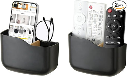 SUNFICON Wall Mount Remote Holder TV FAN Remote Control Holder Bedside Caddy by SUNFICON
