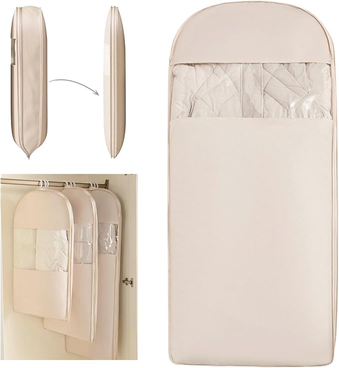 Space Saving Hanging Compression Garment Bag by Unknown