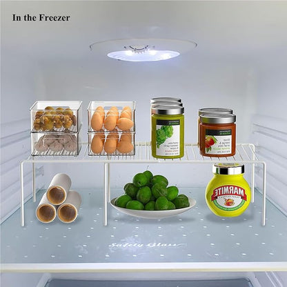 Kitchen Cabinet Organizer and Storage Shelves Expandable Freezer Shelf - Image 2