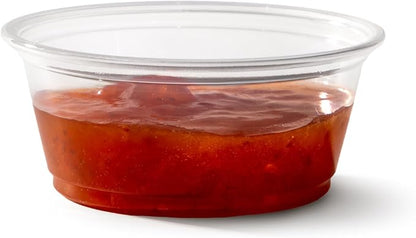 Fit Meal Prep 250 Pack 3.25 oz BPA Free Condiment Cups No Lids, Disposable by FMPBRANDS