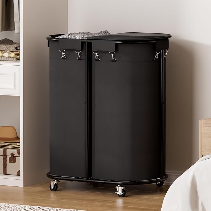 200L Double Laundry Hamper - Image 2
