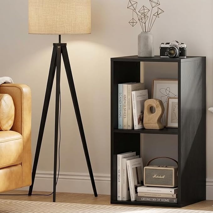 POWERSTONE 2 Cube Storage Organizer Set of 2, 2 Tier Cubby Bookshelf - Image 9