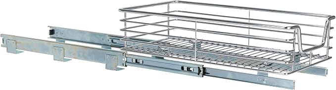 Household Essentials Chrome-Plated Steel Pull-Out Organizer - Image 10