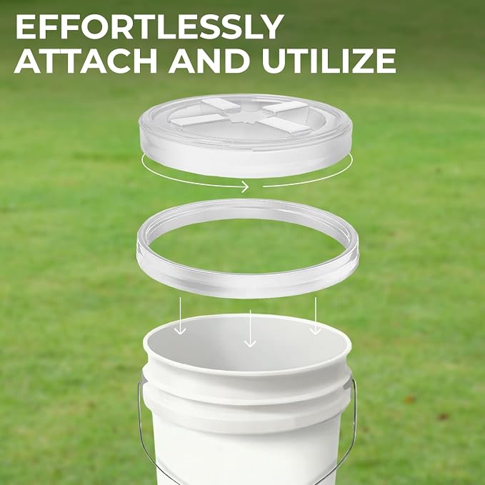 5-Gallon Yellow Bucket Pail - Image 5