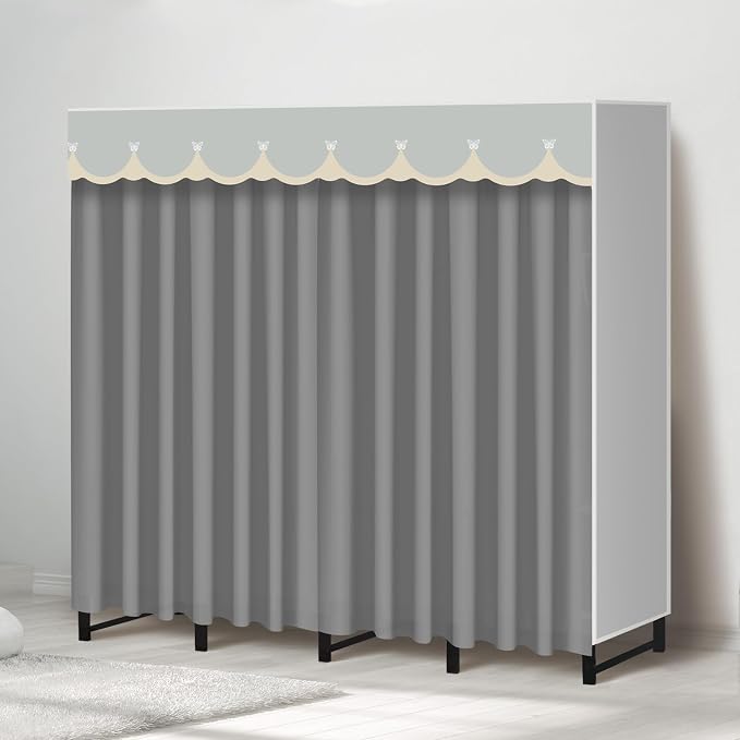Portable Closet Rack Heavy-Duty Foldable Garment Racks - Image 2