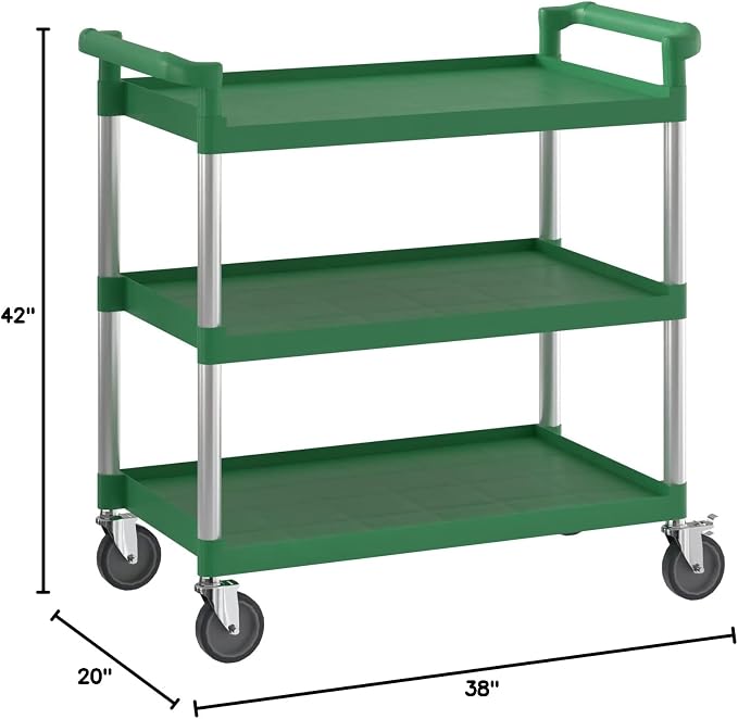 Green Utility/Bussing Cart - Image 3